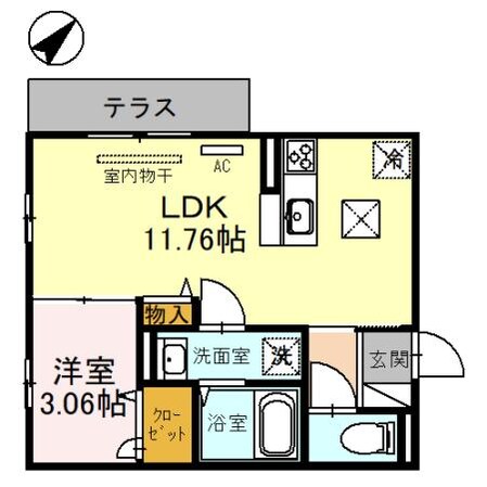 Viento彦根の物件間取画像